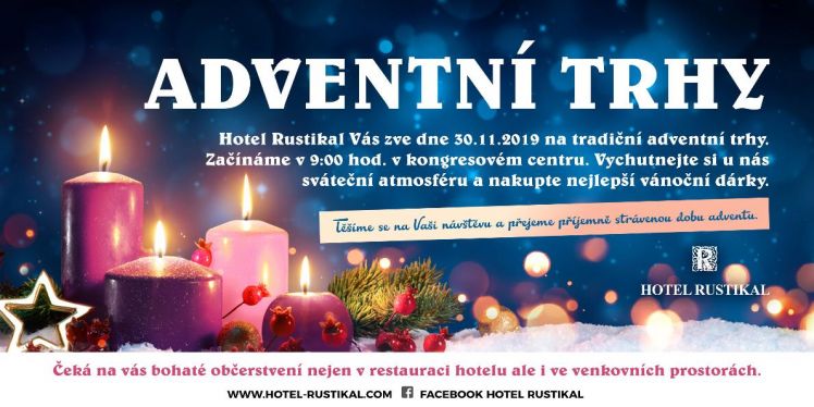 Adventní trhy Hotel Rustikal,  Horní Cerekev