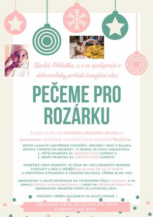 SPOLEK HŘÍBÁTKA, z.s., společně s dobrovolníky pořádá benefiční akci